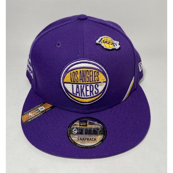 New Era Other - Los Angeles LA Lakers Snapback New Era Hat 2019 Draft Series With Lapel Pin